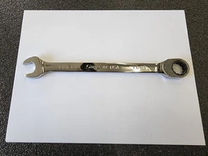 Snap-on Tools NEW 11/16" SAE 0° Non-Reversing Ratcheting Combo Wrench SOXR22A - Bild 1 von 10