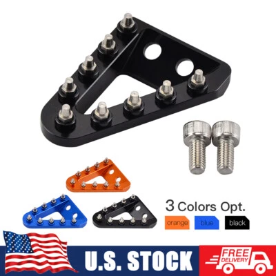 Placa de punta de pedal de freno CNC para Husqvarna FE FC250 350 450 TE250i TE300i 2017-2025 Foto 1 de 4