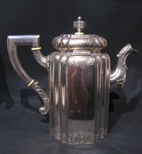 Verseuse Osthues Silver 822 grammes d' Argent Massif 800 style Empire NAPOLEON - Picture 1 of 18