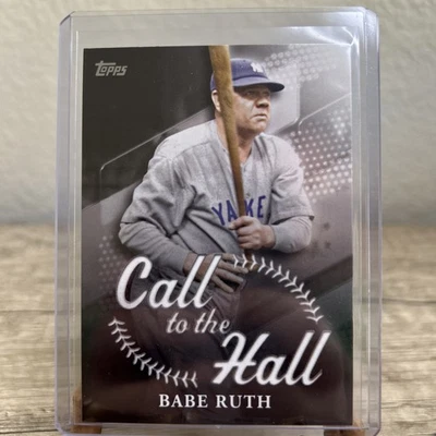 2025 Topps Series 1 Call To The Hall Babe Ruth CTH-14 - Image 1 of 4