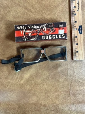 Gafas de seguridad vintage para moto Cesco Wide Vision en caja original Foto 1 de 4