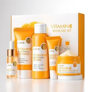 Anti-Aging & Brightening Skin Care - Vitamin C SET 5 in 1 NEW - Picture 1 of 8