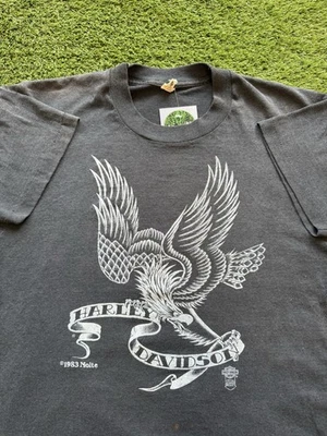 De colección 1983 NOLTE Harley Davidson Eagle Banner emblema 3D RARO Back Hit The Pas Foto 1 de 4