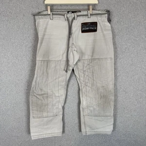 White Moya Brand Jiu Jitsu Gi Pants Size A2 - Picture 1 of 11