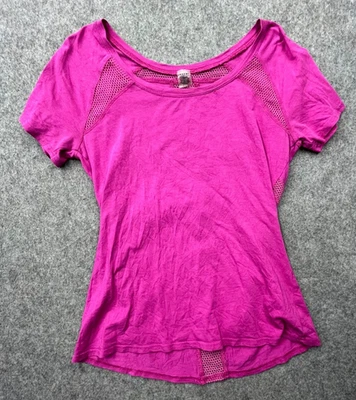 Top rosa de manga corta Soybu para mujer talla L Foto 1 de 4