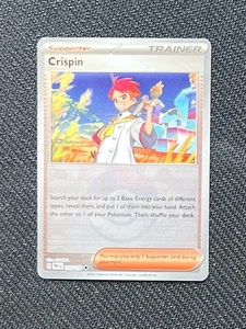 Crispin - (Poke Ball Pattern) 105/131 Prismatic Evolutions Holo - Picture 1 of 3