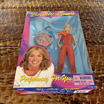 Muñeca Britney Spears Performing For You con llavero cantor 2000 #90000 nueva en caja Foto 1 de 4