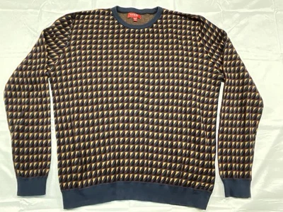 Guess Crew Neck Sweater Mens XXL Block Pattern Guess Jeans Co NWOT - Image 1 of 4