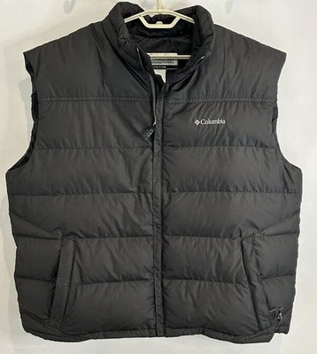 Columbia Mens Full Zip Quilted Down Insulation Puffer Vest Black Size XXL - Image 1 of 4