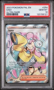 2023 POKEMON PAL EN-PALDEA EVOLVED ULTRA RARE #254 IONO PSA 10 - Imagen 1 de 2