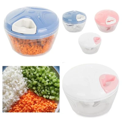 Gemüseschneider Manuell mit Seilzug Zwiebelschneider Gemüse Multizerkleinerer - Bild 1 von 2