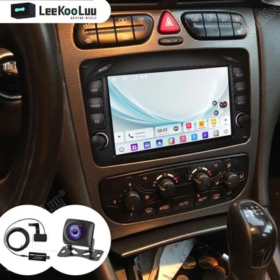 DAB+ 64G Autoradio Für Mercedes C/CLK/G Klasse W203 W209 Vito Carplay GPS Kamera - Bild 1 von 4