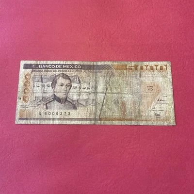 Mexico- 5000 Pesos- 1989 - Image 1 of 4