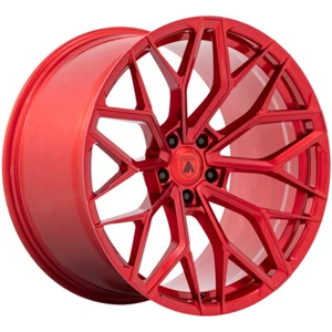 20x11 -6 Asanti Black AB039 Mogul 5 5x115 Candy Red Wheels (Set of 4) - Picture 1 of 3