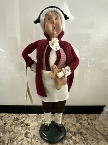 Byers Choice Carolers 1996 Mann GLEBBROTVERKÄUFER Cries Of London 13" mit Etikett - Bild 1 von 6