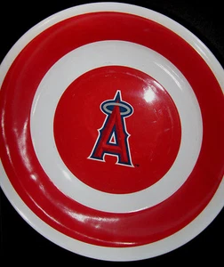 *ANAHEIM ANGLES *MLB BÉISBOL DEPORTES FIESTA ENSALADA DE PAPAS FRITAS, TAZÓN PARA SERVIR SOPA - Imagen 1 de 5