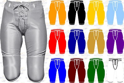 Alleson Athletic Dazzle Game Adult Men's Football Pants W/O Pads 640SL CLOSEOUT