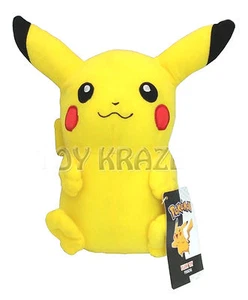 PIKACHU SOFT PLUSH! SMALL YELLOW DOLL LICENSED TOY POKEMON LICENSED 7" NWT - Picture 1 of 2