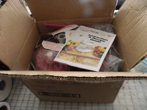 Kitchen King Pro - Manual Food Processor - Chop Slice Julienne Mix Blend Red NIB - Picture 1 of 2
