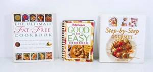 Lot of 3 books Cooking Betty Crocker /Fat Free Ultimate Step by Step (VERY GOOD) - Picture 1 of 7