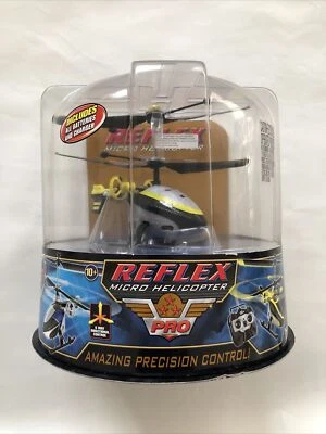 Air Hogs "Reflex" Yellow Micro R/C Helicopter 44208 (New/Sealed) - Image 1 of 2