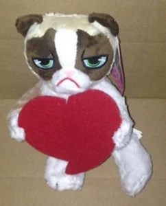 Grumpy Cat Broken Heart Plush Toy, 9 inch, Ships Anywhere Today! - Picture 1 of 1