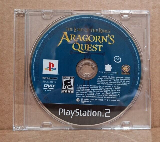 jogo the lord of the rings aragorn's quest ps2 original novo - warner bros  games - Outros Games - Magazine Luiza