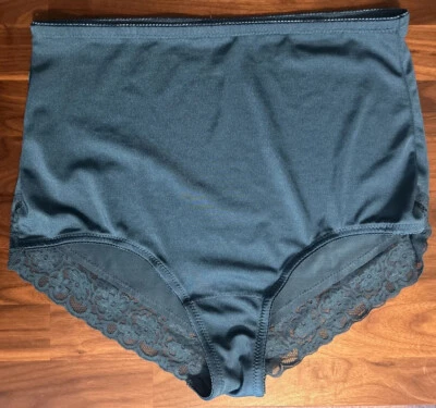 Трусики женские Rhonda Shear Control бирюзовые размер XL Sissy нахальные кружевные влажный вид - Изображение 1 из 4
