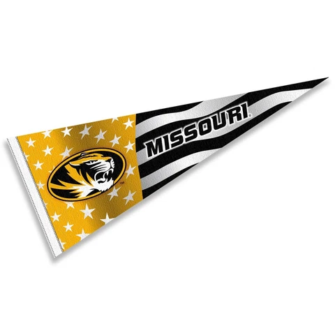 Missouri Tigers Nation USA Stars and Stripes Pennant Full Size Pennant Cover