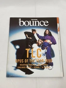 TLC COVER ONLY , TOWER RECORDS BOUNCE Music Magazine 1999 W/TRACKING NUMBER - Picture 1 of 9