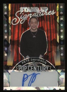 Pete Davidson 2023 Leaf Pop Century Stand Up Signatures Auto card #8/25