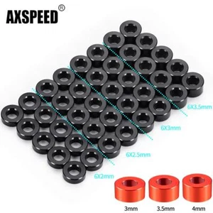 AXSPEED 10 Piezas 6mm Pad Junta Espaciador para Axial SCX10 Barra de tracción RC 1/10 - Imagen 1 de 14