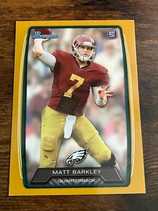 Matt Barkley 2013 Bowman Gold RC #220 /399 Philadelphia Eagles - Picture 1 of 2