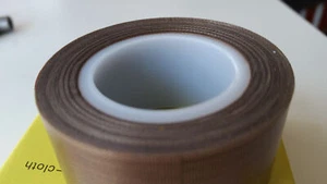 1 Roll PTFE Adhesive Tape Nonstick 0.13mm x 250mm x 33ft - Picture 1 of 12