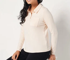 Prenda para el torso AnyBody Mujer Acogedora Tejida de Lujo Mangas Largas Talla Pequeña A452041 - Imagen 1 de 2