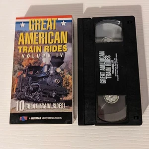 Great American Train Rides Vol. IV 4 VHS Eastern Questar Video 10 Train Rides - Picture 1 of 4