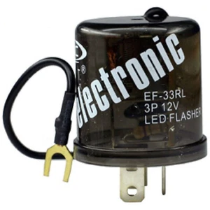3 Pin Prong 12V Terminal Relay Electronic LED Flasher Switch Turn Signal Light - Picture 1 of 3