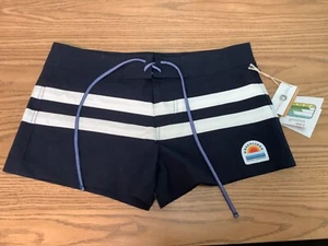 Greenlines Women’s Navy Board Swim Surf SUP Surfing Beach New Shorts NWT Size 2 - Picture 1 of 22