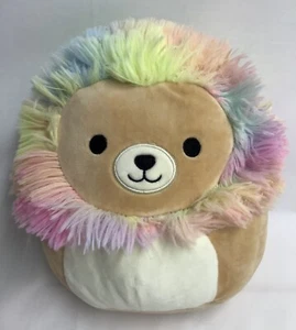Squishmallows Leonard The Rainbow Lion Kellytoy JGS230711/SAB - Picture 1 of 8