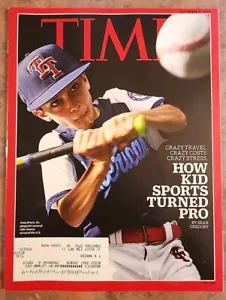 TIME MAGAZINE September 4 2017 - HOW KIDS SPORTS TURNED PRO Crazy Stress TRUMP - Picture 1 of 2
