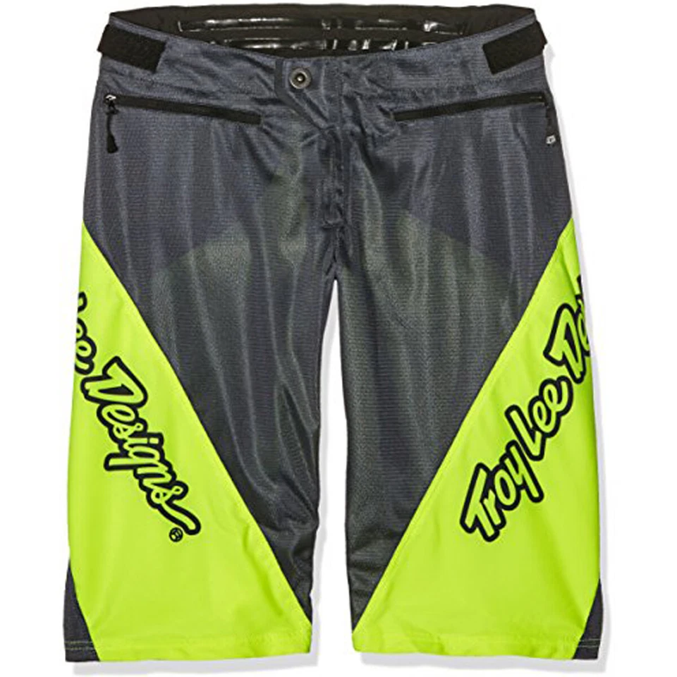 Pantalones Cortos de Ciclismo Troy Lee Designs TLD Sprint MTB Gris/Amarillo Para Hombre 36 (Antes $95.00) Foto 1 de 1