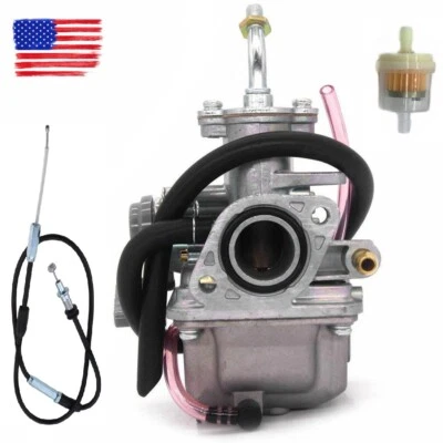 Performance Carburetor Carb & Throttle Cable For Yamaha Moto 4 YFM80 1985-1993 - Image 1 of 4