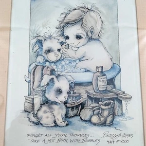 Jody Bergsma handsigniert nummeriert Litho gerahmt Passepartout 1983 #4717 von 7500 - Bild 1 von 4
