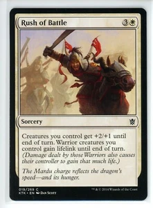 RUSH OF BATTLE Khans of Tarkir #19 KTK(LP)(MTG) - Picture 1 of 1
