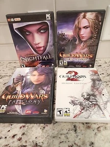 GuildWars 4 Games Nightfall, Eye Of The North Expansion, Factions & Guild Wars 2 - Picture 1 of 5