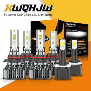 For GMC Sierra 1500 1999-2002 Combo 6x 6000K LED Headlights 880 Fog Bulbs Kit - Picture 1 of 8