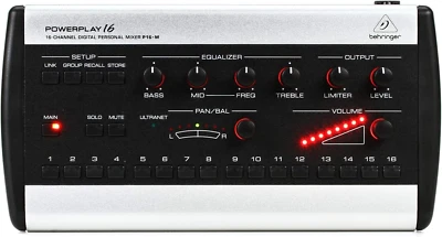 Behringer Powerplay P16-M 16-Channel Digital Personal Mixer - image 1 of 4