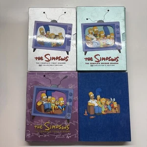 The Simpson's DVD Seasons 1-4 Set one thru four Bundle The Collector's Edition - Picture 1 of 15