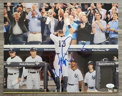 Alex Rodriguez Signed 11x14 Metallic Photo ARod New York Yankees NY LEGEND JSA - Image 1 of 3