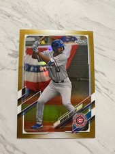 2021 Topps Pro Debut Chrome Gold Refractor #’d /50 Brennen Davis #PDC-124